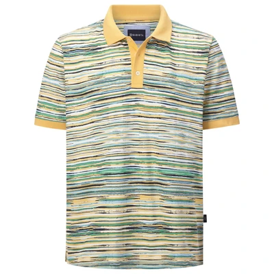 Afbeelding van Babista Poloshirt, Heren, Maat: Medium, Gelb gemustert