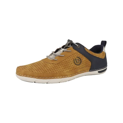 Afbeelding van bugatti Glenans Sneakers laag, Heren, Maat: 40, Yellow/dark blue Kunststof