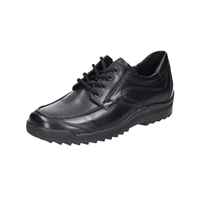 Afbeelding van Heren Veterschoenen Waldlaufer Hendrik 483000 174 001 Zwart Maat 11