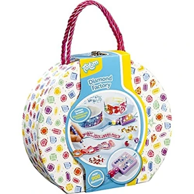 Afbeelding van Totum kinder hobbyset Diamond paint jewellery 026063 26x21,5x7,5cm 5+ (11 20)