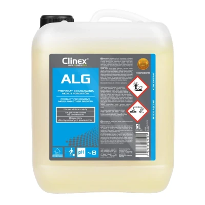 Afbeelding van Clinex ALG 5 liter Reinigingsmiddel voor Mos, Algen en Groene Aanslag Dak Gevelreiniging