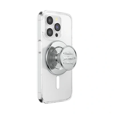 Afbeelding van PopSockets Ronde telefoongreep compatibel met MagSafe, inclusief adapterring, telefoonhouder, draadloos opladen Seashore Finds