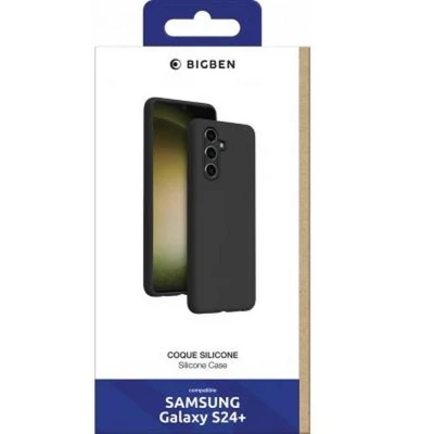 Afbeelding van Bigben Connected Siliconen Telefoonhoesje geschikt voor Samsung Galaxy S24 Plus Zwart