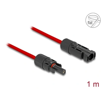 Afbeelding van Delock DL4 Solar Flachbandkabel Stecker zu Buchse 1 m rot HQ product