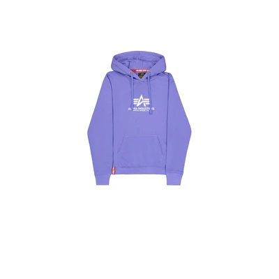 Afbeelding van Alpha Industries New Basic Hoodie voor dames Electric Violet