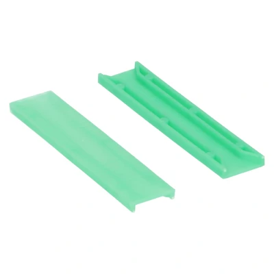 Afbeelding van Wovar Glasblokjes 22 mm breed 5 dik Groen Per 100 stuks