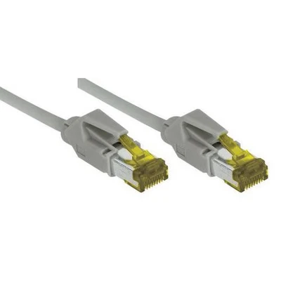 Afbeelding van Netwerksnoer RJ45 op Kabel CAT 7 S/FTP LSOH SNG grijs 0.5 m