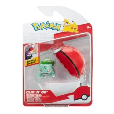 Afbeelding van PKW Clip &#039;N&#039; Go (Bulbasaur #1 met Poké Ball) W18