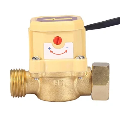 Afbeelding van Automatische Stromingsschakelaar, G1/2 Draad Waterpomp Instelbare Stromingssensor Druk Besturingsschakelaar 0.6Mpa 220V 1.5A, Stroming, Stromingssensoren