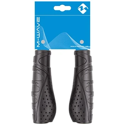 Afbeelding van M Wave Handvatset Ergo Zwart 2*130mm