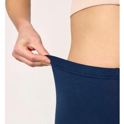 Afbeelding van Merry Style MS MS10 145 LE Dames Leggings Sport Vrijetijdsbroek Kort Viscose Sporbroek Yogabroek Marineblauw S