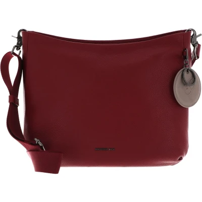 Afbeelding van MANDARINA DUCK Leren Schoudertas Mellow Leather Crossover Rumba Red Rood