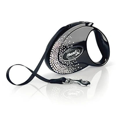 Afbeelding van Hondenriem Flexi Glam Splash 5 m Zwart