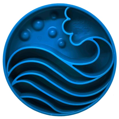 Afbeelding van Sodapup Wave Ebowl Hondenvoerbak Ø20 cm Blauw