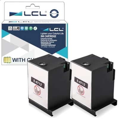 Afbeelding van LCL T6712 C13T671200 inktonderhoudskist compatibel voor WorkForce Pro WF 6090DW, 6090DTWC, 6090D2TWC (2 Pack)