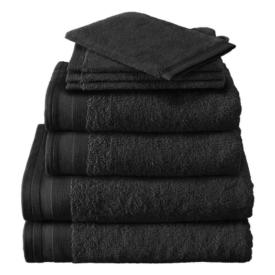 Afbeelding van Gastendoek De Witte Lietaer Contessa Black (40 x 60 cm) (set van 3)