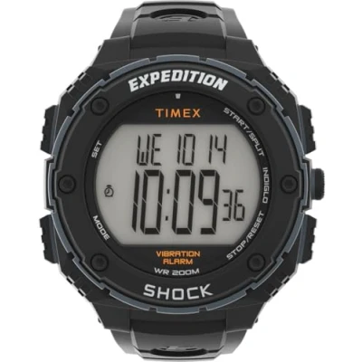 Afbeelding van Timex Expedition Shock XL 50mm herenhorloge met kunststof band TW4B24000