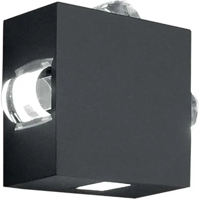 Afbeelding van Elstead Lighting LED Wand Buitenlamp Agner 10W 3000K 220Lm 30 Graphite