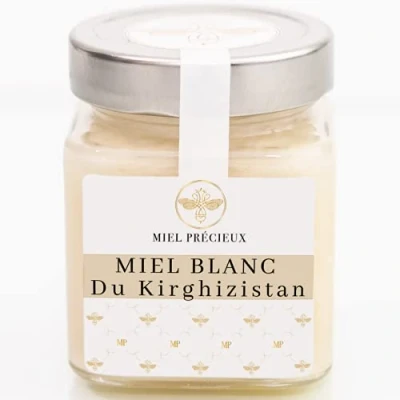 Afbeelding van Miel Précieux 100% Puur en Natuurlijke Witte Honing van Kirgizische Imkers 250g