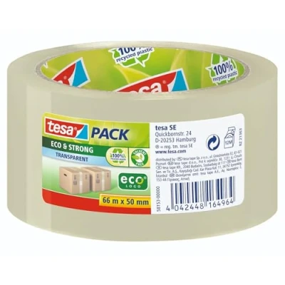 Afbeelding van tesapack ecoLogo 66M x 50MM LABEL TRANSPARENT