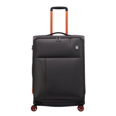 Afbeelding van Roncato Move Expandable Trolley 64 graphite zachte koffer lichtgewicht