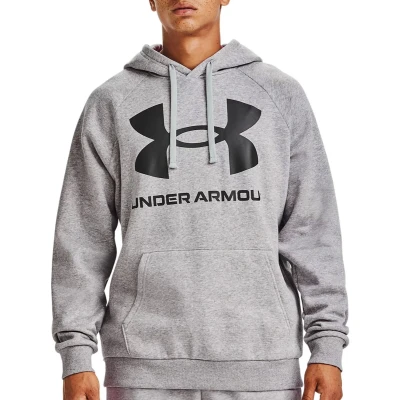 Afbeelding van Under Armour Rival BIG HD Hoodie, Heren, Maat: Large, Mod gray light heather