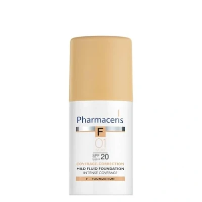 Afbeelding van Pharmaceris F Intense Coverage milde Fluid Foundation SPF 20 ivoor (30 ml)