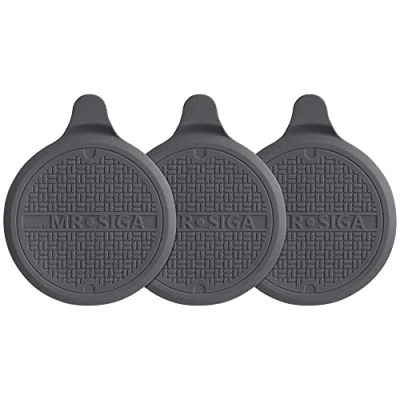 Afbeelding van MR.SIGA Afvoerplug Siliconen voor Douche Bad Gootsteen Zeef met Zuignap 3 Pack Grijs
