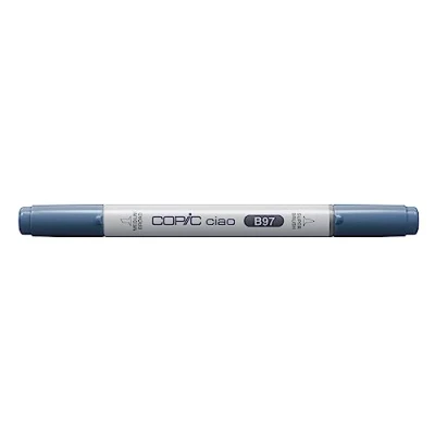 Afbeelding van COPIC Ciao Marker Type B 97, Night Blue, veelzijdige layout marker, op alcoholbasis, met een medium breedte en brush tip