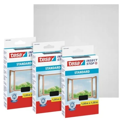 Afbeelding van tesa STANDARD 55670 00500 03 Vliegenhor (b x h) 1000 mm Antraciet 3 stuk(s)