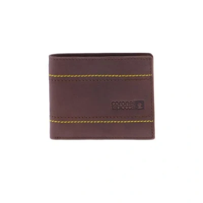 Afbeelding van Coronel Tapiocca Portemonnee, Heren, Maat: One Size, Brown