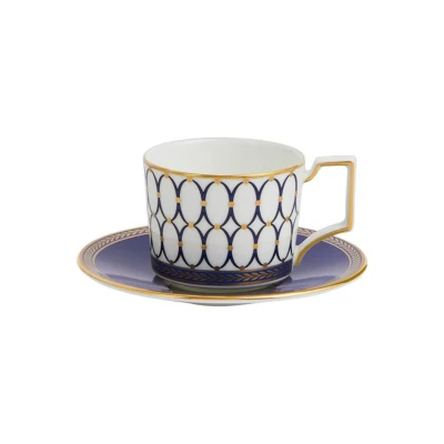 Afbeelding van Wedgwood Espresso Kopje en Schotel Renaissance Gold