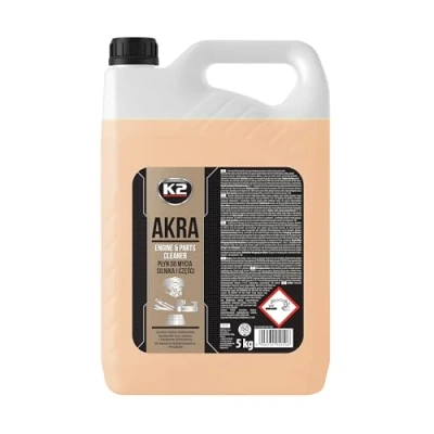 Afbeelding van K2 Akra motorwas, motorreiniger verwijdert hardnekkig vuil bij motoren, gereedschappen en vloeren, milieuvriendelijk effectief, jerrycan 5 liter