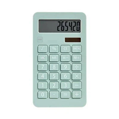Afbeelding van Miquelrius Calculator op zonne energie 10 cijfers groen