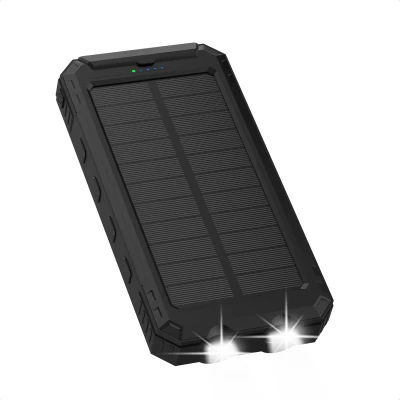 Afbeelding van 10000 mAh imoshion Solar Powerbank met USB C A,Micro aansluiting 22.5 W Noodpakket