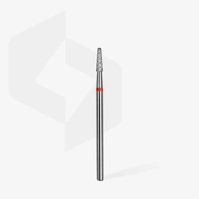 Afbeelding van Staleks Carbide nail drill bit, “cone red, head diameter 2.3 mm / working part 8