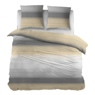 Afbeelding van Snoozing Poires Dekbedovertrek Lits jumeaux 240x200/220 cm Geel