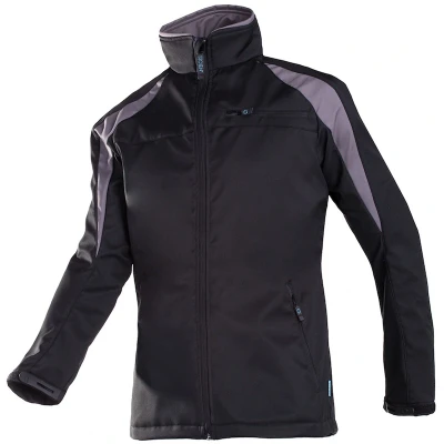 Afbeelding van Softshell Piemonte Zwart/grijs, Maat EL