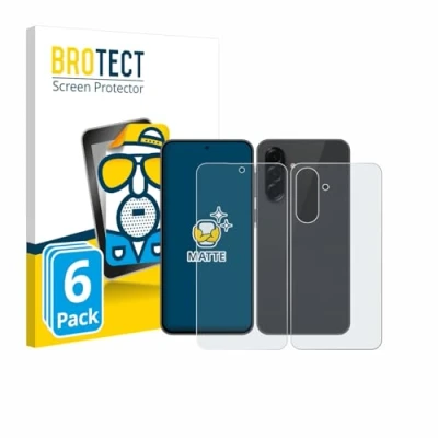Afbeelding van BROTECT Screenprotector voor Samsung Galaxy A36 5G Enterprise Edition (Voor+Achter) Folie Beschermfolie matte (6 Stuks)