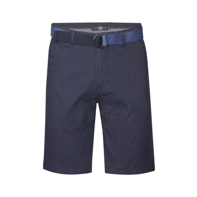 Afbeelding van Petrol Industries Heren Chino Short met Riem Crestway Blauw Maat S