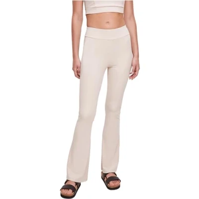 Afbeelding van Urban Classics HIGH Waist Flared Legging, Dames, Maat: 3XL, Softseagrass