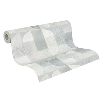 Afbeelding van AS Creation Geo Nordic 37531 5 / 375315 Grijs