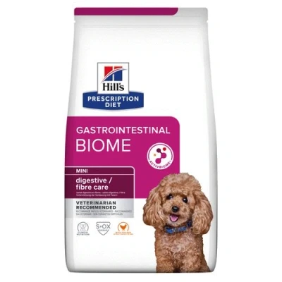 Afbeelding van Hill&#039;s Prescription Diet Gastrointestinal Biome Mini Digestive+ Fibre Care Zak Kip Hondenvoer 3 kg