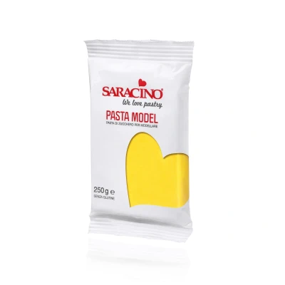 Afbeelding van Saracino Modelling Paste Geel 250g