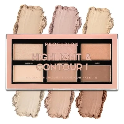 Afbeelding van Profusion Highlighter Highlight &amp; Contour I 6 tinten Make Up