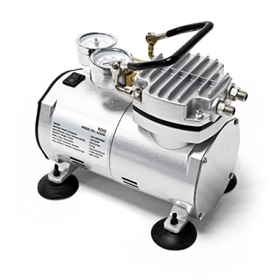 Afbeelding van Airbrush compressor AS20W vacuümpomp airbrushcompressor 4 bar 1 cilinder