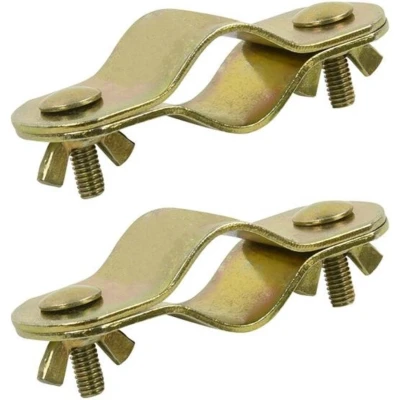 Afbeelding van Pro Plus Daksteunklem Dubbel Metaal Ø 22 t/m 25 mm x 85 2 stuks