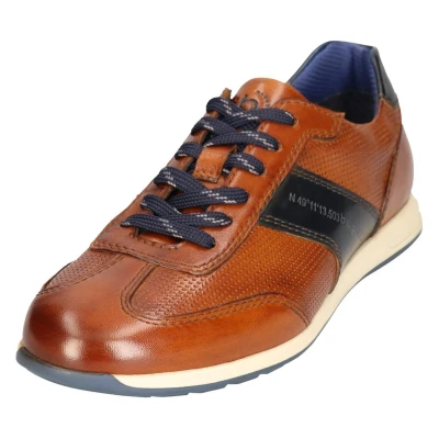 Afbeelding van Bugatti Sneakers bruin Leer Heren Maat 40
