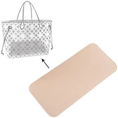 Afbeelding van Doxo inzet voor handtassen en vilten tas is geschikt Speedy Neverfull ONTHEGO, 3 Maten/6 kleuren, beige, basisvormer, maat L