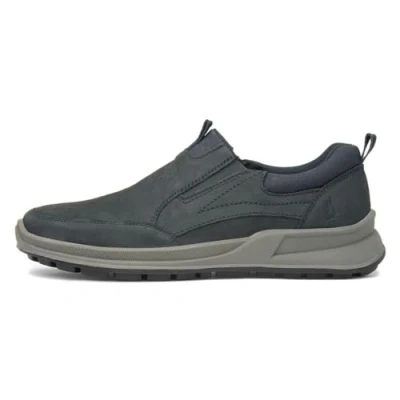 Afbeelding van Hush Puppies Arthur Nubuck Heren Marineblauwe Instappers